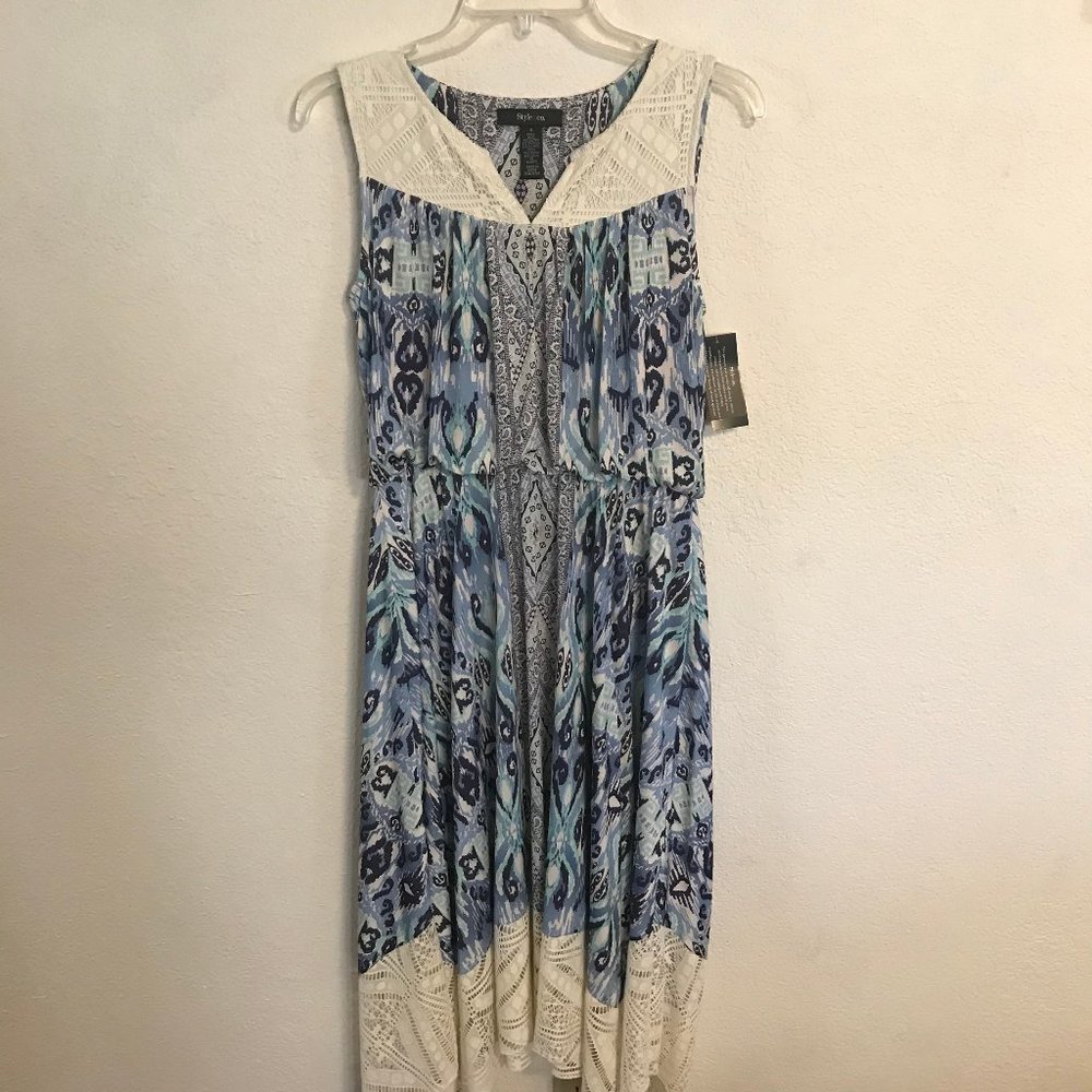 Style & Co. Never Worn Summer Blue dress